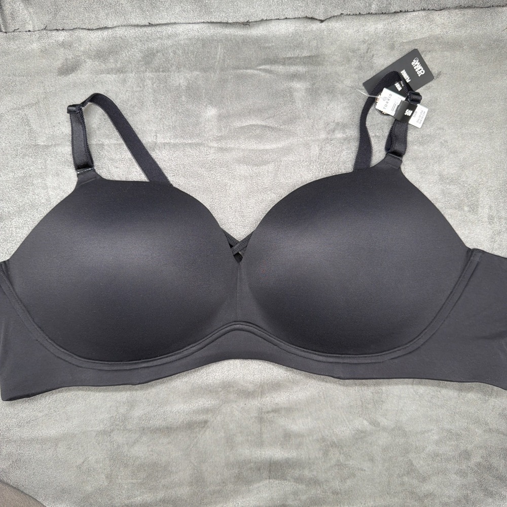 Torrid Curve Dream Wire-Free Push-Up Plunge Bra Black 50B
